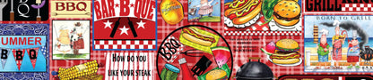 Ceaco - Tracy Flickinger - BBQ Collage - 1000 Larger Sized Piece Jigsaw Puzzle