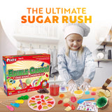Playz Edible Candy Making Science Kit for Kids Ages 8-12 Years Old - Food Science Chemistry Kid Science Kit with 40 Experiments to Make Your Own Chocolates, Educational Science Kits for Boy & Girls Playz