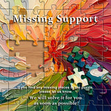 Impossible Puzzle for Adults 1000 Pieces, Rainbow Art Painting Difficult Puzzle, Colorful Gradient Jigsaw Puzzle, Hard Challenge Puzzle for Adults PICKFORU