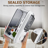 Olimingse Bread Box For Kitchen Countertop, Airtight Bread Storage Container, Time Recording Bread Keeper with Lid,Bread Storage For Homemade Breads, Toast, And Cookies, White Bread Holder. Olimingse