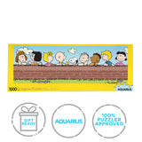 AQUARIUS Peanuts Puzzle (Slim 1000 Piece Jigsaw Puzzle) - Officially Licensed Peanuts Merchandise & Collectibles - Glare Free - Precision Fit - 12x36 Inches AQUARIUS