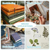 NiHome 35 PCS Book Press Binding Kit for Notebooks, Lesson Plans, Document Organization - Compact Bamboo Bookbinding Tools, Book Binding Supplies with Portable Handle for Beginners DIY NiHome