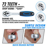 CARTMAN 180 Piece Socket Wrench Auto Repair Tool Combination Package Mixed Tool Set Hand Tool Kit with Plastic Toolbox Storage Case CARTMAN