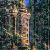 Ingooood- Jigsaw Puzzle 1000 Pieces for Adult- Fantasy Series- City of Green Plants_IG-1146 Entertainment Wooden Puzzles Toys Ingooood