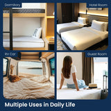 GAESTE 5 Inch Twin Green Tea Cooling Gel Memory Foam Mattress Medium Firm CertiPUR-US Certified Mattress in a Box Comfortable and Supportive No Fiberglass (Twin, 5 in) GAESTE