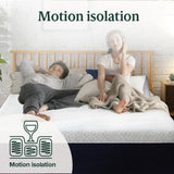 ZINUS 10 Inch Twin Cooling Comfort Hybrid Mattress [New Version], Fiberglass Free, Medium Firm Feel, Motion Isolation, Certified Safe Foams & Fabric ZINUS