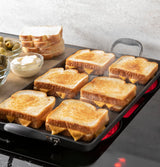 GE Profile PP9830DRBB 30 inch Built-In Downdraft Electric Cooktop - Black GE PROFILE