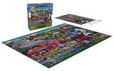 Buffalo Games - Dowdle - Amish Country - 1000 Piece Jigsaw Puzzle for Adults -Challenging Puzzle Perfect for Game Nights - Finished Size is 26.75 x 19.75 Buffalo Games
