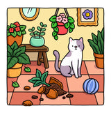 Cat Moments: Meow Life Coloring Book for Adults and Teens (Cat & Dog Coloring Book) Independently Published
