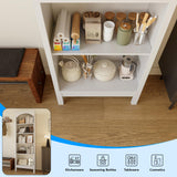 METOTI 71" H Tall Bookshelf and Bookcase, Farmhouse Book Shelf with 5-Tier Open Shelves, Wooden Bookcase Freestanding Display Bookshelves for Bedroom, Living Room, White METOTI