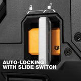 ToughBuilt StackTech XL Tool box Organizer with Lock and Removable Tray, Black ToughBuilt