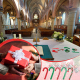 Hollowfly 48 Set Christmas Meaning of The Candy Cane Craft Kit DIY Christmas Tri Beaded Ornament Includes 2160 Plastic Tri Beads 48 Cards 48 Chenille Stems for Jesus Religious Crafts Xmas Tree Decor Hollowfly