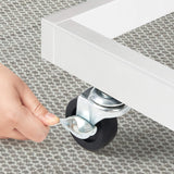 ZINUS Florence Twin Daybed and Trundle Frame Set, Premium Steel Slat Support, Daybed and Roll Out Trundle Accommodate, Twin Size Mattresses Sold Separately Zinus