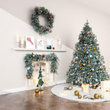 WELLAND 72-Inch Fireplace Mantel Shelf Wall Mounted,White Corona Crown Molding Ledge Floating Shelf, Pinewood WELLAND