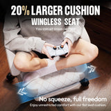 Dowinx Gaming Chair Fabric with Pocket Spring Cushion, High Back Ergonomic Computer Chair with Footrest for Adults, Massage Lumbar Support Swivel Game Chair for Office Gaming 300LBS, Beige Dowinx