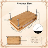 SCITROFACTORY 22PCS Book Binding Press Kits, Premium Book Binding Kit with Bone Folder, Press, and Supplies - Complete Bookbinding Set for DIY Projects and Repair SCITROFACTORY