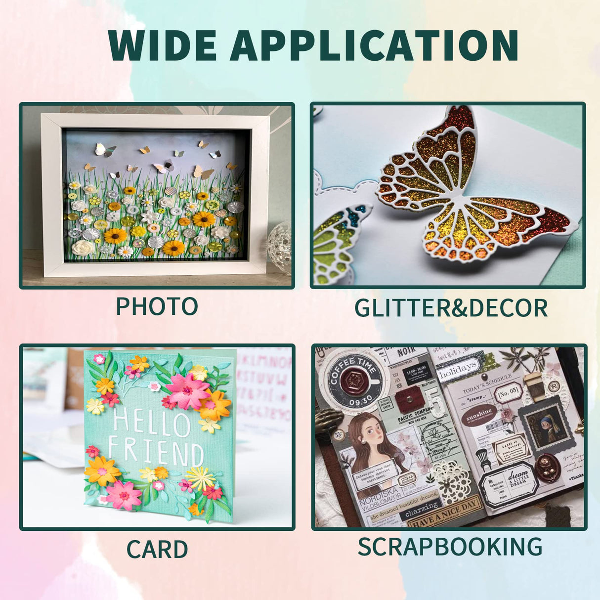 OBSEDE Art Craft Glue Quick Dried Clear Adhesive Refill Bottles with Fine Tip Liquid Precision Quilling Supplies Scrap Kits Tools Applicator for Decoupage Paper Card Making 4 Fl.oz OBSEDE