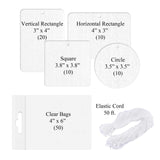 Sublimation Air Freshener Blanks 50 Pack Starter Kit 100% Polyester Felt Infusible DIY HTV Inks Heat Press Candyland Studio