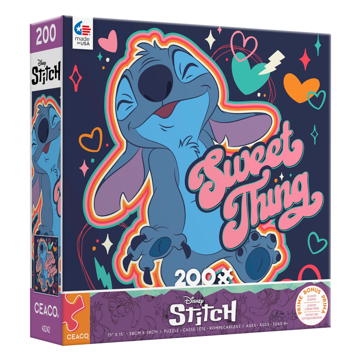 Ceaco - Disney - Stitch - Sweet Thing - 200 Piece Jigsaw Puzzle Ceaco