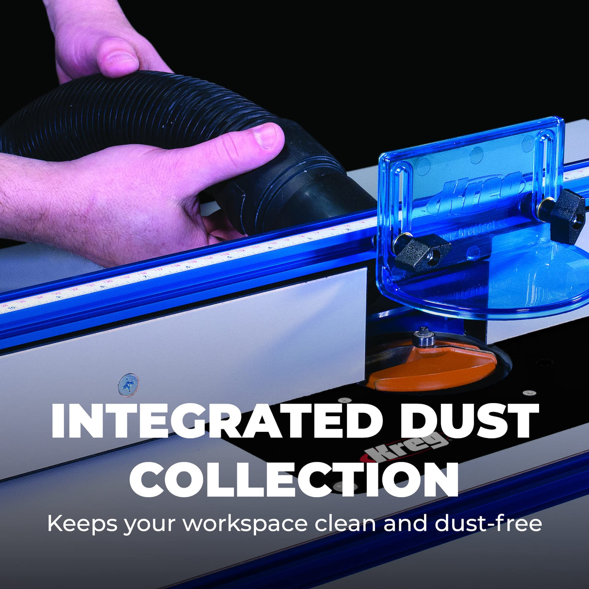 Kreg PRS1045 Precision Router Table System - Self-Squaring Router Table Fence System - Sits on Precision Router Table Top - Carpentry Tools & KREG