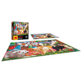 RoseArt - Kodak Premium - Puppies on a Picnic - 350 Piece Jigsaw Puzzle for Adults RoseArt