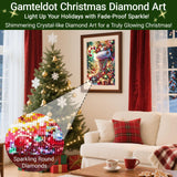 Gamteldot Christmas Diamond Art Kits for Adults Beginners,DIY Christmas Diamond Art 5D Full Drill Diamond Dots Diamond Painting with Full Tools,Funny Gem Art Crafts for Home Wall Decor Gift-12x16in Gamteldot