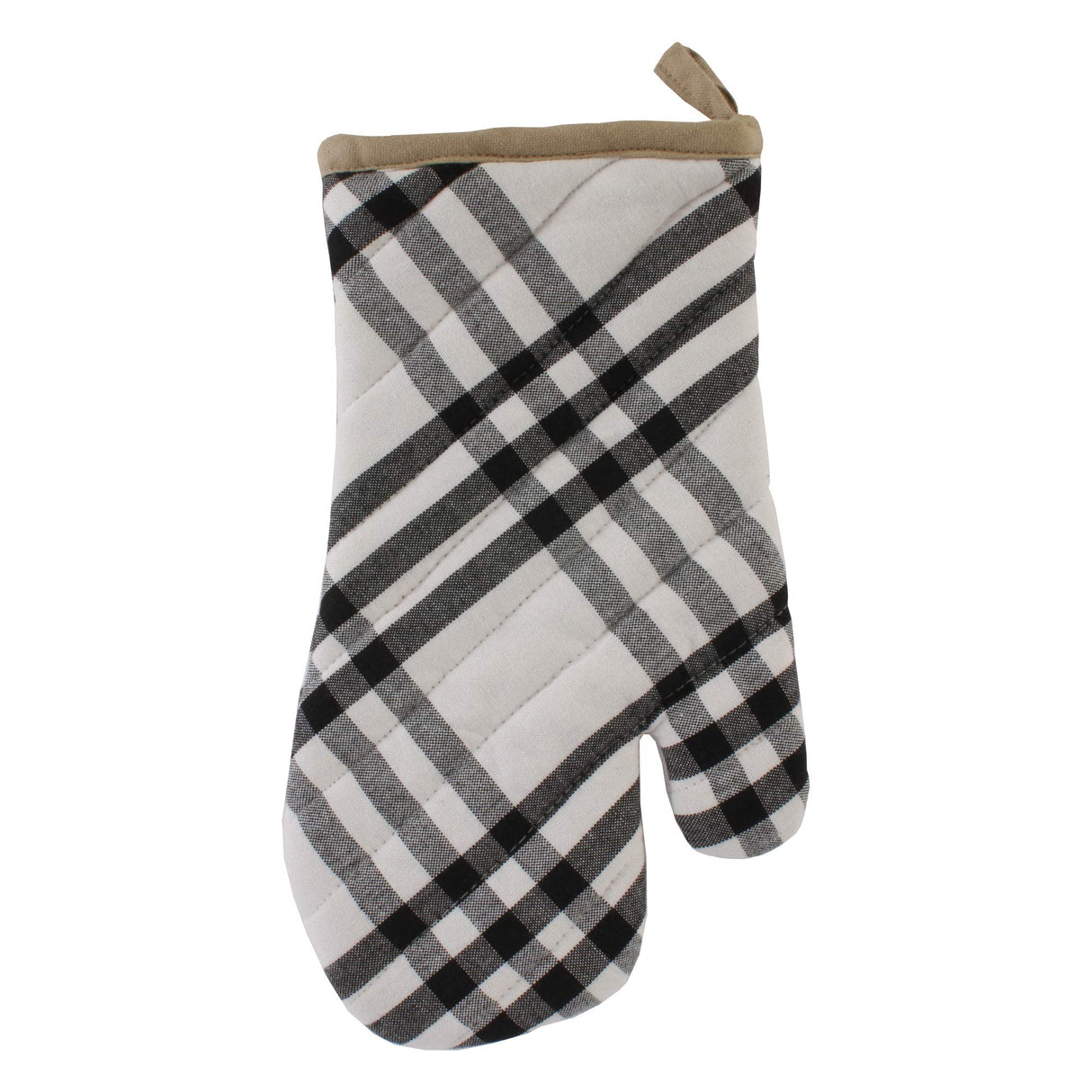 DII Home Sweet Farmhouse Kitchen Collection, Potholder/Oven Mitt/Dishtowel Set, Black, 4 Count DII