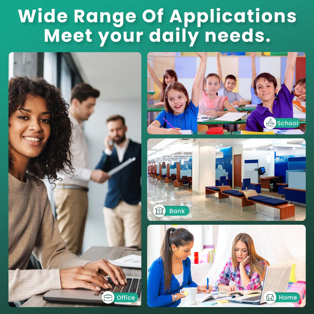 GREENBOX Remanufactured 63XL High Yield Ink Cartridge Combo Pack Replacement for HP 63XL 63 XL OfficeJet 3830 5255 5258 Envy 4520 4512 4513 4516 DeskJet 1112 1110 3630Printer Ink(1 Black 1 Tri-Color) GREENBOX