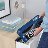 Brother Genuine Standard Yield Toner Cartridge, TN730, Replacement Black Toner, Page Yield Up To 1,200 Pages, Amazon Dash Replenishment Cartridge,1 Pack Brother