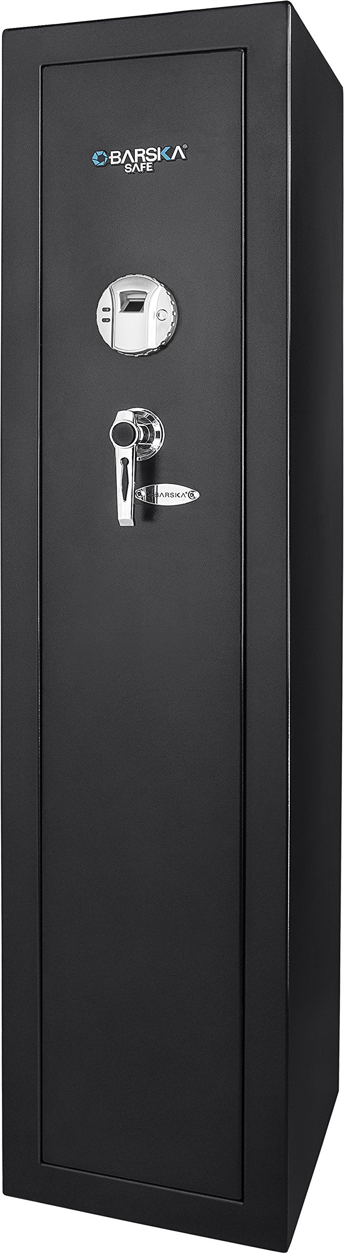 BARSKA New Large Quick Access Biometric Rifle Gun Safe Cabinet (13.75 in x 13.38 in x 57 in) BARSKA