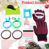 Tumbler Clamp for Sublimation,Cup Cradle for Crafting Tumblers,Sublimation Cup Holder Clamp for 20oz 15oz Cups,Mug Clamps for Sublimation,Tumbler Wrapper MGHT