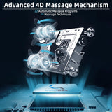 MassaMAX A580 2026 4D Massage Chair for Big & Tall People Full Body Massage Up to 6'10" & 500 lbs, Yoga Stretch, AI Voice Control, 22 Modes, 59" SL Track, Auto Footrest Extension, and Heating (Black) MassaMAX