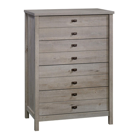 Sauder Cottage Road Dresser, L: 32.44" x W: 19.29" x H: 44.92", Mystic Oak Finish Sauder
