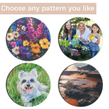 50 PCS Sublimation Coasters Blanks Bulk, 4x4 Inch Round Blank Cup Mat Rubber for Sublimation Transfer Heat Press Printing DIY Crafts ORJ