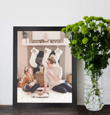 Golden State Art 16x20 Wood Picture Frame with Real Glass and 1.25'' Wide (Black) Golden State Art