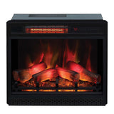ClassicFlame 23II042FGL 3D Infrared Quartz Fireplace Insert with Safer Plug and Sensor, 23" ClassicFlame