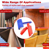 LUTQ 3 Pack Wood Grain Tool -Natural Woodgrain Maker for Decorative Painting Premium Wood Graining Tool Set Enhance Your DIY Projects with Wood Grain Patterns LUTQ