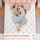 LegacyAmerhome Queen Mattress, 14in Hybrid Queen Size Mattresses in a Box with Cool Gel Memory Foam, Pocket Springs for Motion Isolation, Medium Firm Matress, CertiPUR-US, 100-Night Trial, 60"x80"x14" LegacyAmerhome