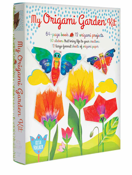 My Origami Garden Kit: 64 -Page Book/12 Origami Projects/ 90 Stickers/72 Large-Format Sheets of Origami Paper (Dover Crafts: Origami & Papercrafts) Dover Publications