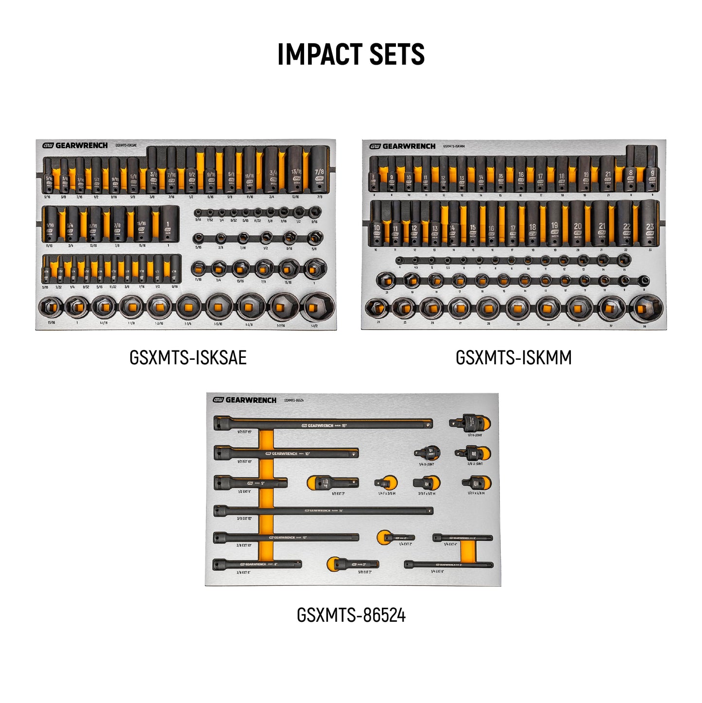 GEARWRENCH 1024 Piece Master Mechanics Tool Set in Premium Modular Foam Trays with GSX Mobile Tool Storage | MEGAMOD1024