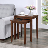 Convenience Concepts American Heritage Nesting End Tables, Espresso Convenience Concepts