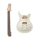 DBL PRS Style Electric Guitar Kits,DIY Electric Guitar,Mahogany Body and Neck Rosewood Fingerboard,Build Your Own Electric Guitar DBL