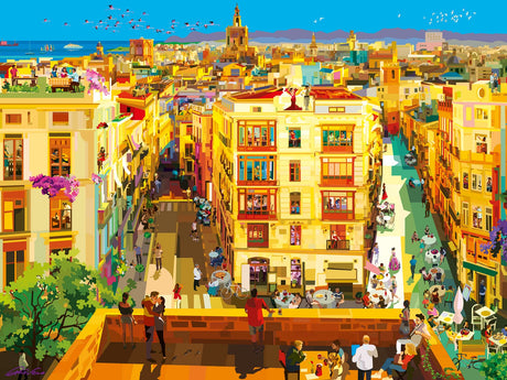 Ravensburger Dining in Valencia 1500 Piece Jigsaw Puzzle for Adults - 17192 - Every Piece is Unique, Softclick Technology Means Pieces Fit Together Perfectly Ravensburger