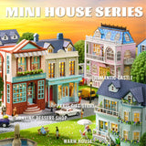 Flever Dollhouse Miniature DIY House Kit Creative Room with Furniture for Romantic Valentine's Gift (Warm House) Flever