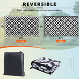 Favoyard Outdoor Rug 5x8 ft Waterproof Reversible Patio Plastic Straw Rugs for Decor Clearance Outside Large RV Camping Area Carpet Mat for Porch Deck Balcony Pool Backyard Picnic Beach Camper Door Favoyard