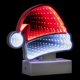 Northlight LED 3D Santa Hat Christmas Infinity Mirror - 6.5" Northlight