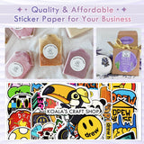 Koala Printable Vinyl Sticker Paper for Inkjet Printer 11x17 Inch - 10 Sheets White Glossy Sticker Paper, Waterproof Sticker Printer Paper, Tear-Resistant, Removable KOALA PAPER