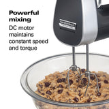 Hamilton Beach Professional Cordless Electric Hand Mixer with Infinite Speed Control, Powerful DC Motor for Effortless Mixing, Quick Recharging, LCD Screen, Whisk, Storage Case, Black (62673) Hamilton Beach Professional