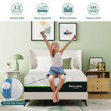 Rest Only Twin XL Mattress 14 Inch, Twin XL Hybrid Mattress in a Box, Extra Long Twin Innerspring Mattress with Gel Memory Foam and Pocket Coils Spring, Medium Plush Feel RO REST ONLY