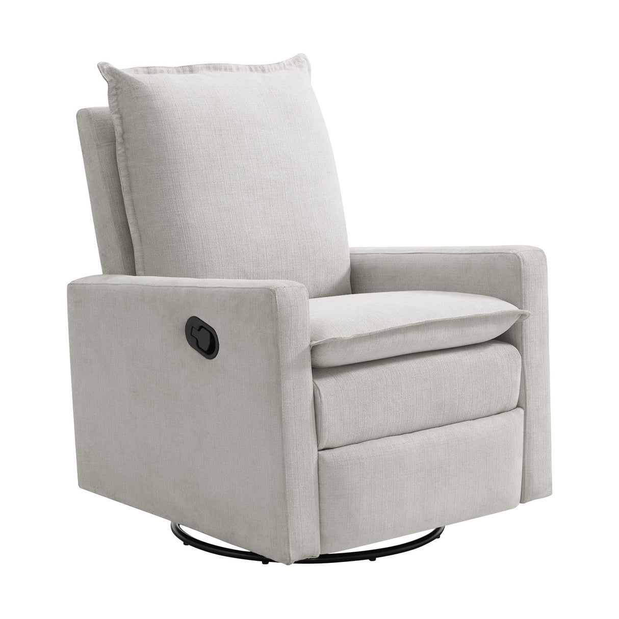 Oxford Baby Uptown Upholstered Swivel Glider & Recliner Nursery Chair, Sand Oxford Baby